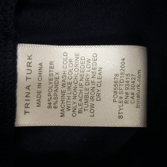 💕TRINA TURK💕 Print Jersey Halter Swim Cover-Up Dress 10 Large L NWT - Picture 15 of 16